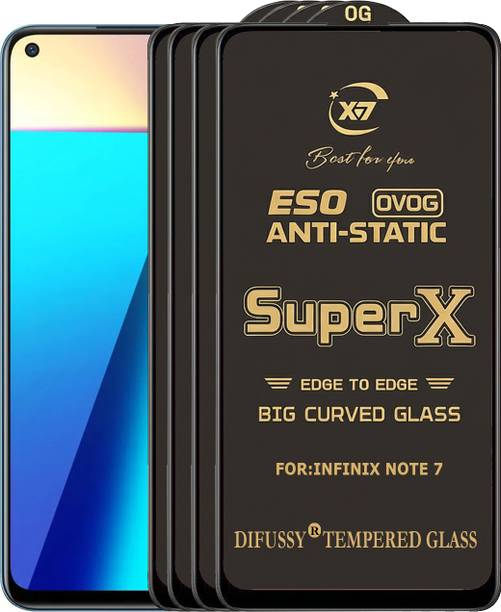 Difussy Edge To Edge Tempered Glass for INFINIX NOTE 7
