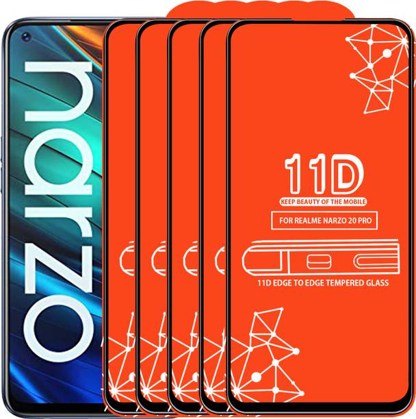 Roxel Edge To Edge Tempered Glass for Realme Narzo 20 Pro