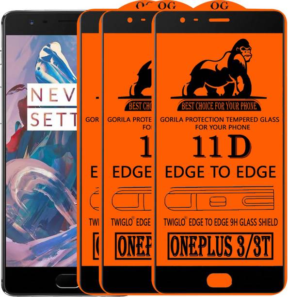 TWIGLO Edge To Edge Tempered Glass for OnePlus 3T
