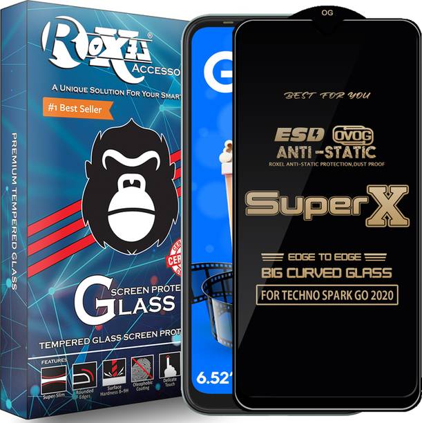 Roxel Edge To Edge Tempered Glass for TECHNO SPARK GO 2020