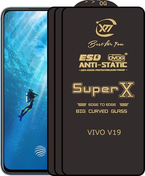 ANILUQ Edge To Edge Tempered Glass for VIVO V19