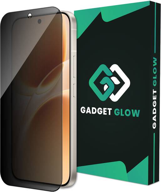 Gadget Glow Edge To Edge Tempered Glass for Vivo V70 5G, Vivo V70, Privacy Anti Spy Glass