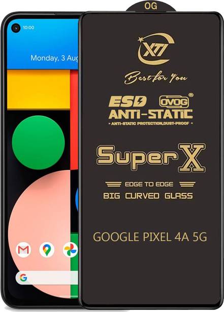 ANILUQ Edge To Edge Tempered Glass for GOOGLE PIXEL 4A 5G