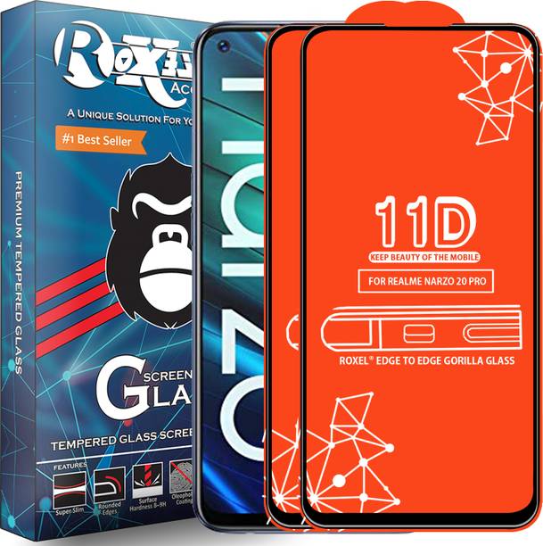 Roxel Edge To Edge Tempered Glass for Realme Narzo 20 Pro