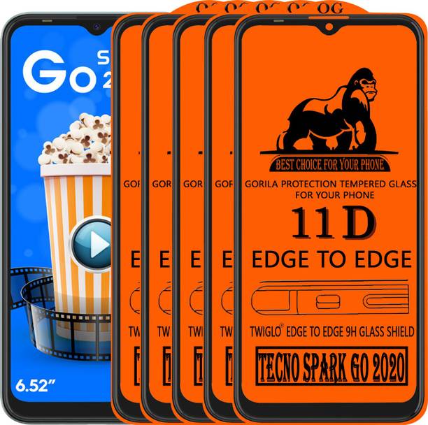 TWIGLO Edge To Edge Tempered Glass for TECNO SPARK GO 2020