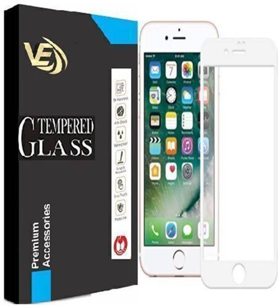 VILLA Edge To Edge Tempered Glass for Apple iPhone 8 - 9H Hardness, Oleophobic Coating, Bubble-Free Screen Protector
