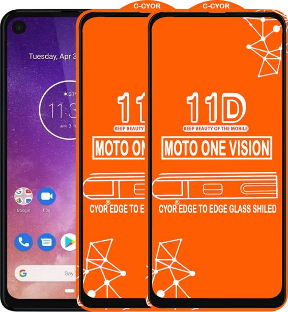 CYOR Edge To Edge Tempered Glass for MOTO VISION ONE