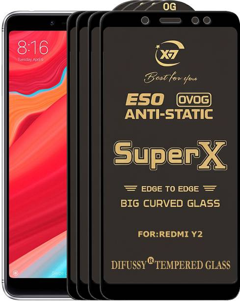 Difussy Edge To Edge Tempered Glass for Mi Redmi Y2