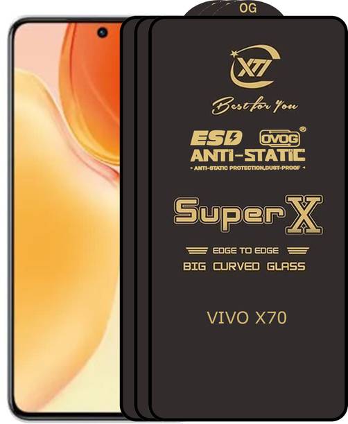 ANILUQ Edge To Edge Tempered Glass for VIVO X70