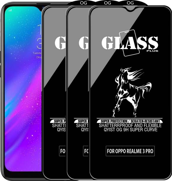 Qyist Edge To Edge Tempered Glass for REALME 3 PRO