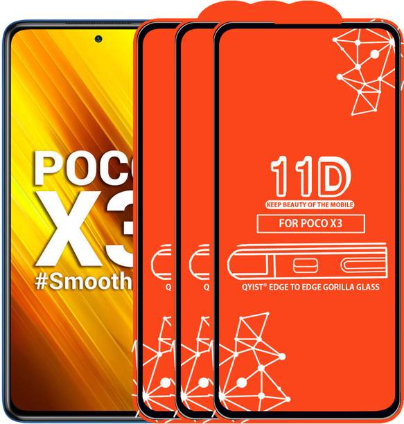 Qyist Edge To Edge Tempered Glass for Poco X3