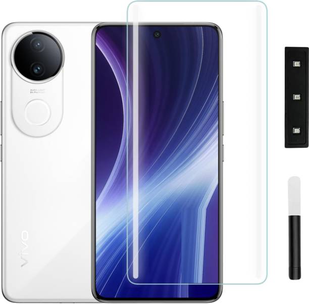 spaziogold Edge To Edge Tempered Glass for Vivo T4R 5G Full Screen Tempered Glass Edge to Edge Protection HD Clear Anti Scratch Bubble Free 9H Hardness Smooth Touch Oleophobic Coating Case Compatible Display Guard