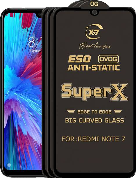 ANILUQ Edge To Edge Tempered Glass for REDMI NOTE 7