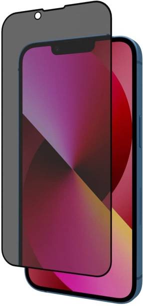 MD PROTECT Edge To Edge Tempered Glass for Apple iPhone 13, iPhone 13 Pro, iPhone 14, iPhone 16e, Full Screen Privacy Tempered Glass | Anti Fingerprint | Edge to Edge Coverage
