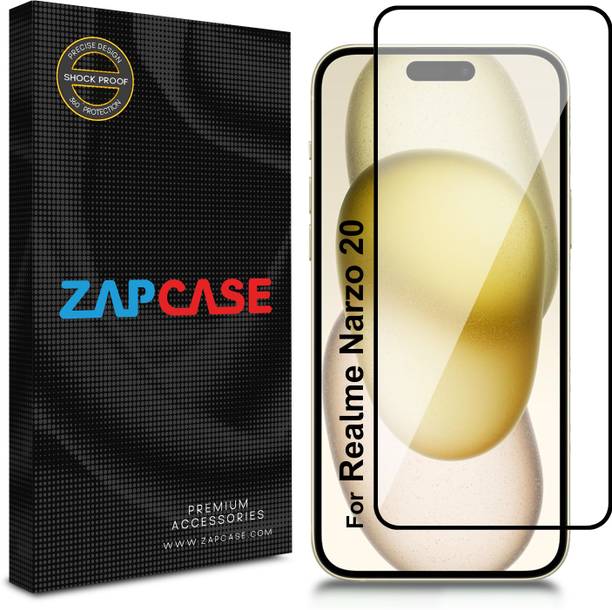 Zapcase Edge To Edge Tempered Glass for Realme Narzo 20