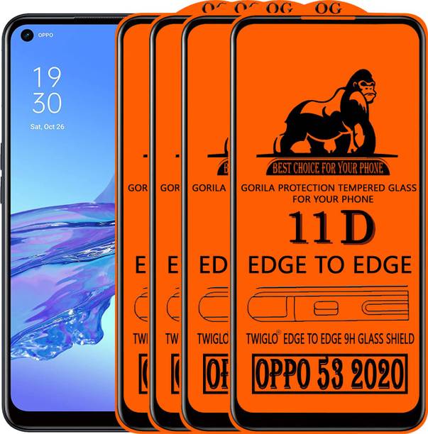 TWIGLO Edge To Edge Tempered Glass for OPPO A53 2020