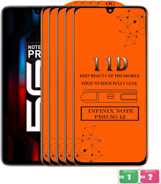 ANILUQ Edge To Edge Tempered Glass for INFINIX NOTE 12 PRO 5G