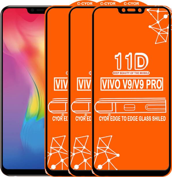 CYOR Edge To Edge Tempered Glass for Vivo V9
