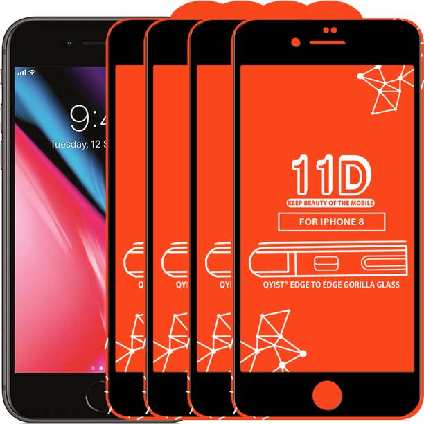 Qyist Edge To Edge Tempered Glass for Apple iPhone 8
