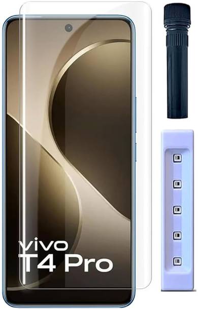 NSTAR Edge To Edge Tempered Glass for vivo T4 Pro 5G, (UV)