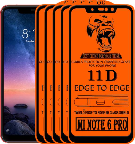 TWIGLO Edge To Edge Tempered Glass for Mi Redmi Note 6 Pro