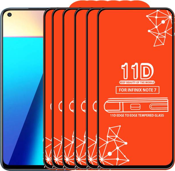 Roxel Edge To Edge Tempered Glass for Infinix Note 7