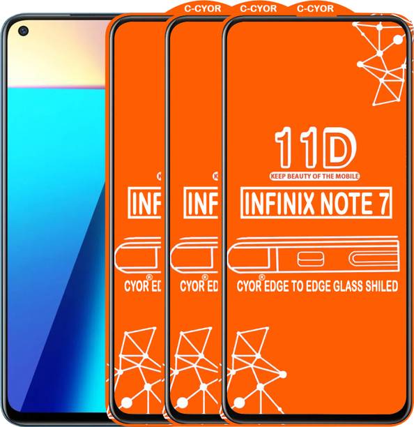 CYOR Edge To Edge Tempered Glass for INFINIX NOTE 7