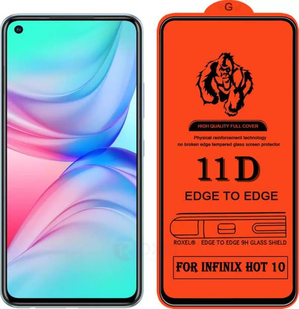 FlipSmartGuard Edge To Edge Tempered Glass for Infinix Hot 10