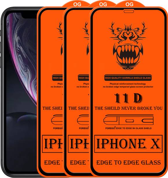Forego Edge To Edge Tempered Glass for Apple iPhone X