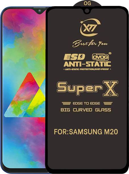 ANILUQ Edge To Edge Tempered Glass for Samsung Galaxy M20