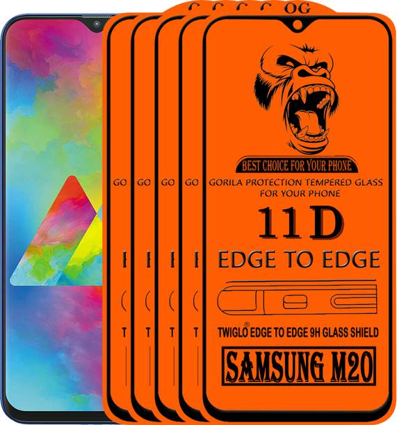 TWIGLO Edge To Edge Tempered Glass for Samsung Galaxy M20