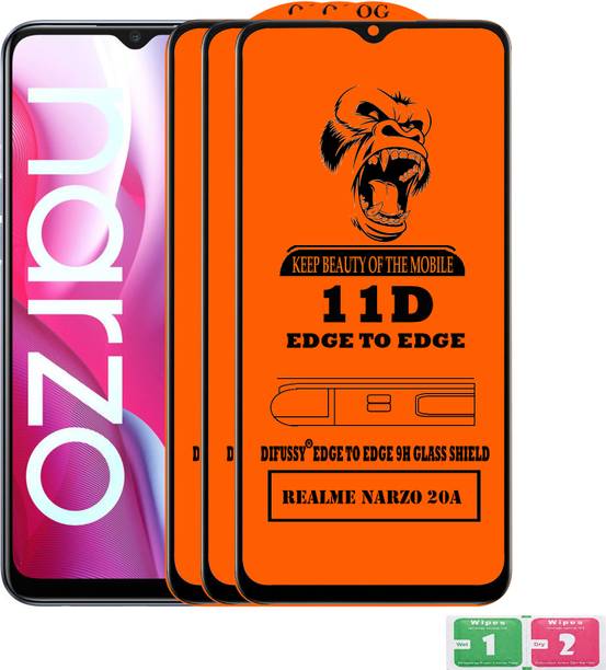 Difussy Edge To Edge Tempered Glass for REALME NARZO 20A