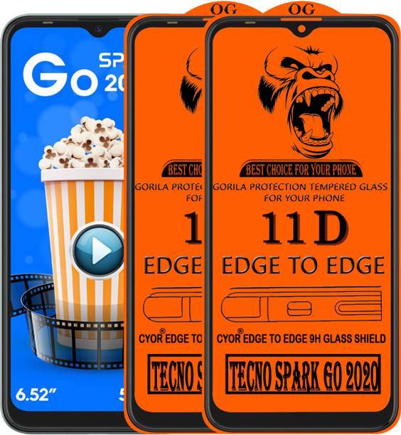CYOR Edge To Edge Tempered Glass for TECNO SPARK GO 2020