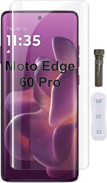 NKCASE Edge To Edge Tempered Glass for Motorola Edge 60 Pro, [UV]