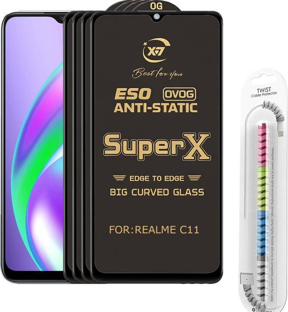 TWIGLO Edge To Edge Tempered Glass for REALME C11