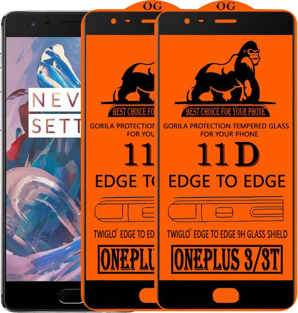 TWIGLO Edge To Edge Tempered Glass for OnePlus 3T