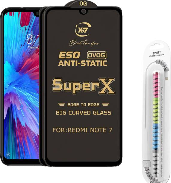CYOR Edge To Edge Tempered Glass for REDMI NOTE 7
