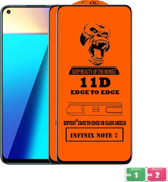 Difussy Edge To Edge Tempered Glass for INFINIX NOTE 7