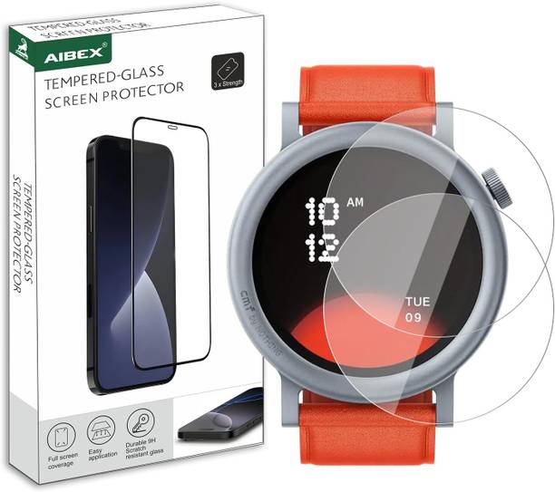 AIBEX Edge To Edge Tempered Glass for CMF by Nothing Watch Pro 2 (Transparent), Edge-to-Edge Full Screen Coverage, Ultra Clear HD Protection, 9H Hardness, Anti-Scratch, Anti-Fingerprint, Bubble-Free,