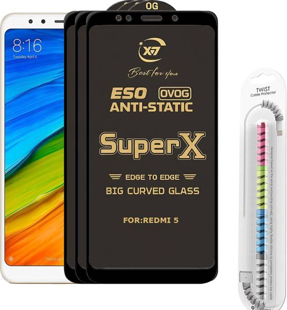 CYOR Edge To Edge Tempered Glass for Mi Redmi 5