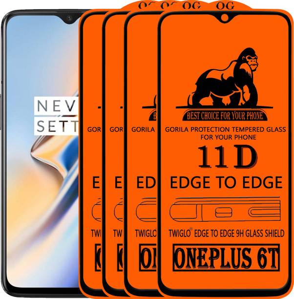 TWIGLO Edge To Edge Tempered Glass for OnePlus 6T