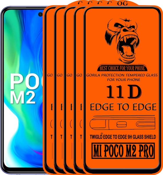 TWIGLO Edge To Edge Tempered Glass for REDMI POCO M2 PRO