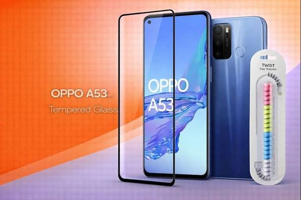 ANCAUG Edge To Edge Tempered Glass for Oppo A53