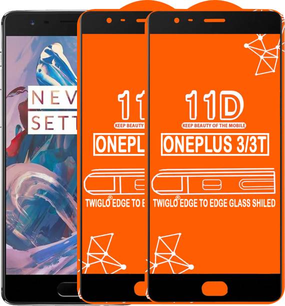TWIGLO Edge To Edge Tempered Glass for OnePlus 3T