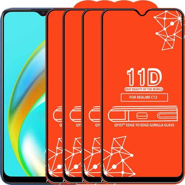 Qyist Edge To Edge Tempered Glass for Realme C12