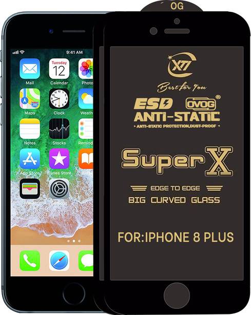 ANILUQ Edge To Edge Tempered Glass for Apple iPhone 8 Plus