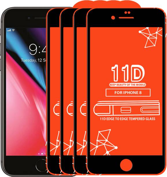 Roxel Edge To Edge Tempered Glass for Apple iPhone 8
