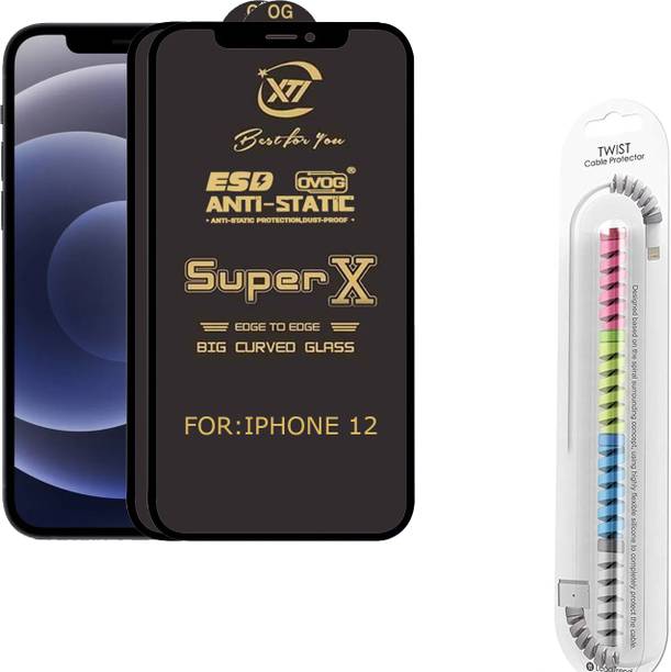 TWIGLO Edge To Edge Tempered Glass for IPHONE 12