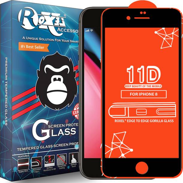 Roxel Edge To Edge Tempered Glass for Apple iPhone 8
