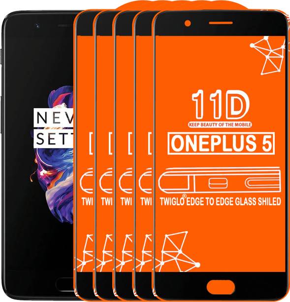 TWIGLO Edge To Edge Tempered Glass for OnePlus 5